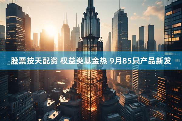 股票按天配资 权益类基金热 9月85只产品新发